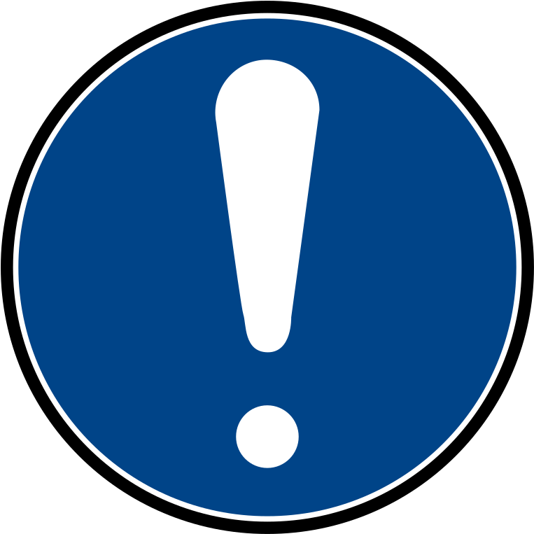 Clipart - Iso 7010 M001 (800x800)