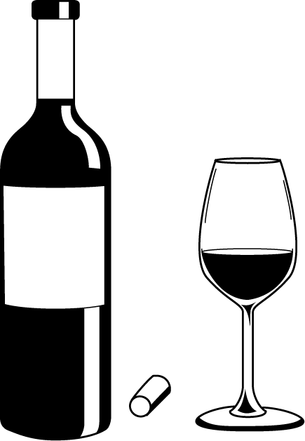 Clip Arts Related To - Alcohol Bottle Clip Art (435x628)