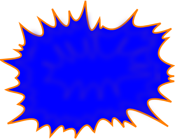 Absolutely Ideas Burst Clipart Clip Art At Clker Com - Blue Burst Clipart (600x475)