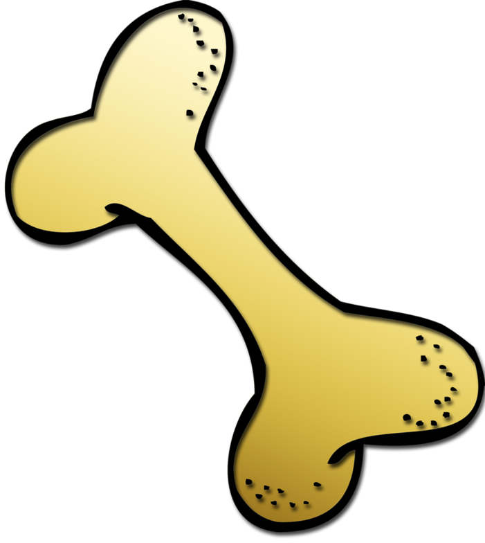 Absolutely Free Clip Art - Bone Clipart (701x784)