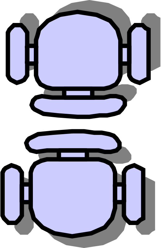 Free Classroom Seat Layouts - Chair Clipart Top View (519x800)