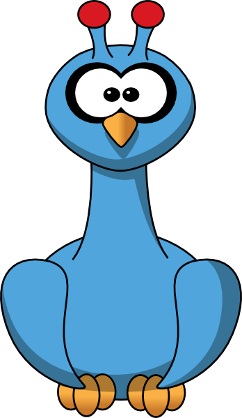 Peacock Clip Art - Clipart Peacock Head (348x599)