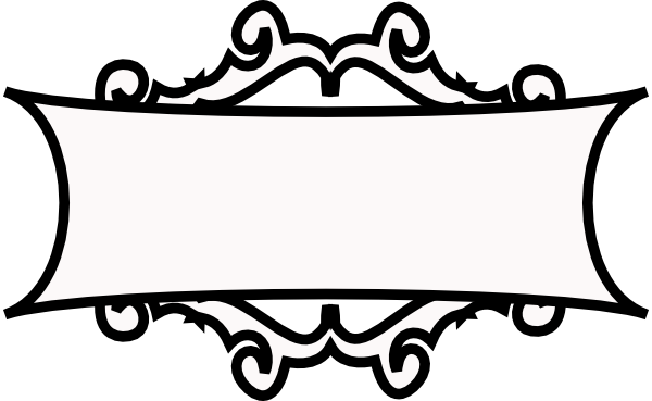 Black - Decorative Text Box Png - (600x369) Png Clipart Download