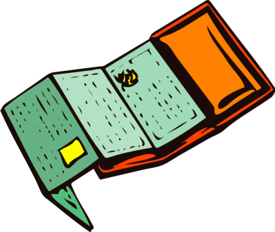 Free Wallet Clip Art - Wallet Clip Art (400x337)