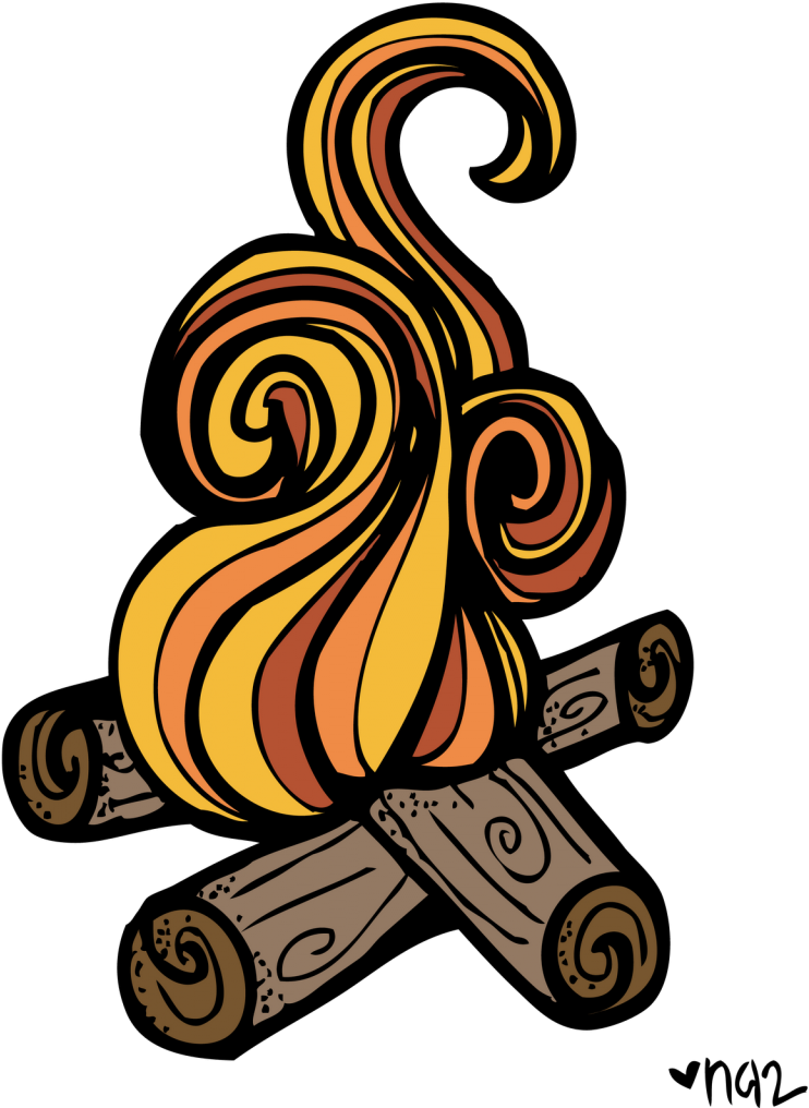 Best Campfire Clipart - Obsessive Camping Disorder Sticker (741x1024)