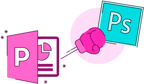 Powerpoint Is Better Than Photoshop - Graphic Design (516x300)
