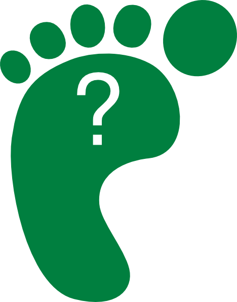 Go Green Clipart Free Clip Art Images - Green Footprint Clipart (468x595)