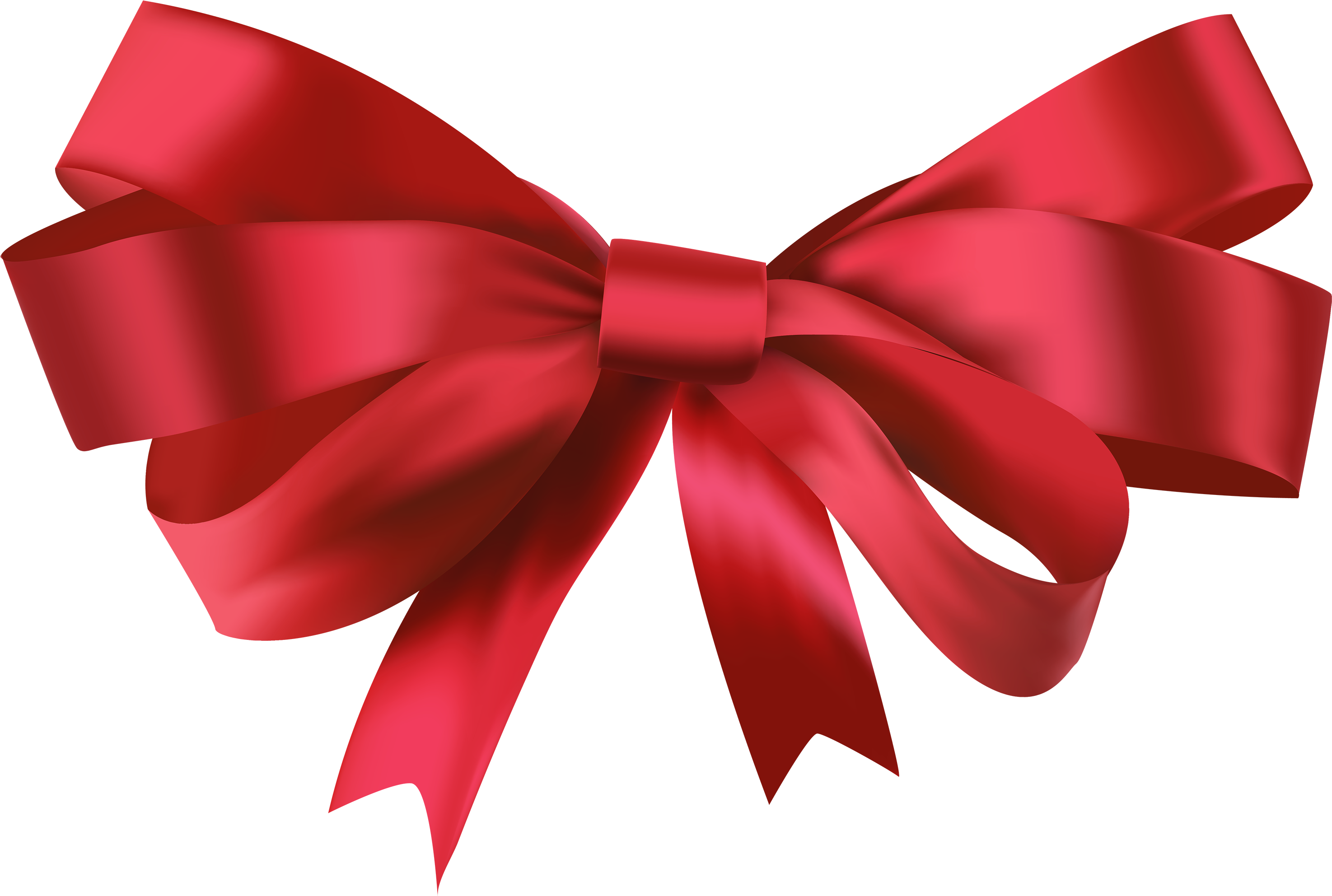 Red Bow Png Clipart - Red Bow Png (3000x2019)
