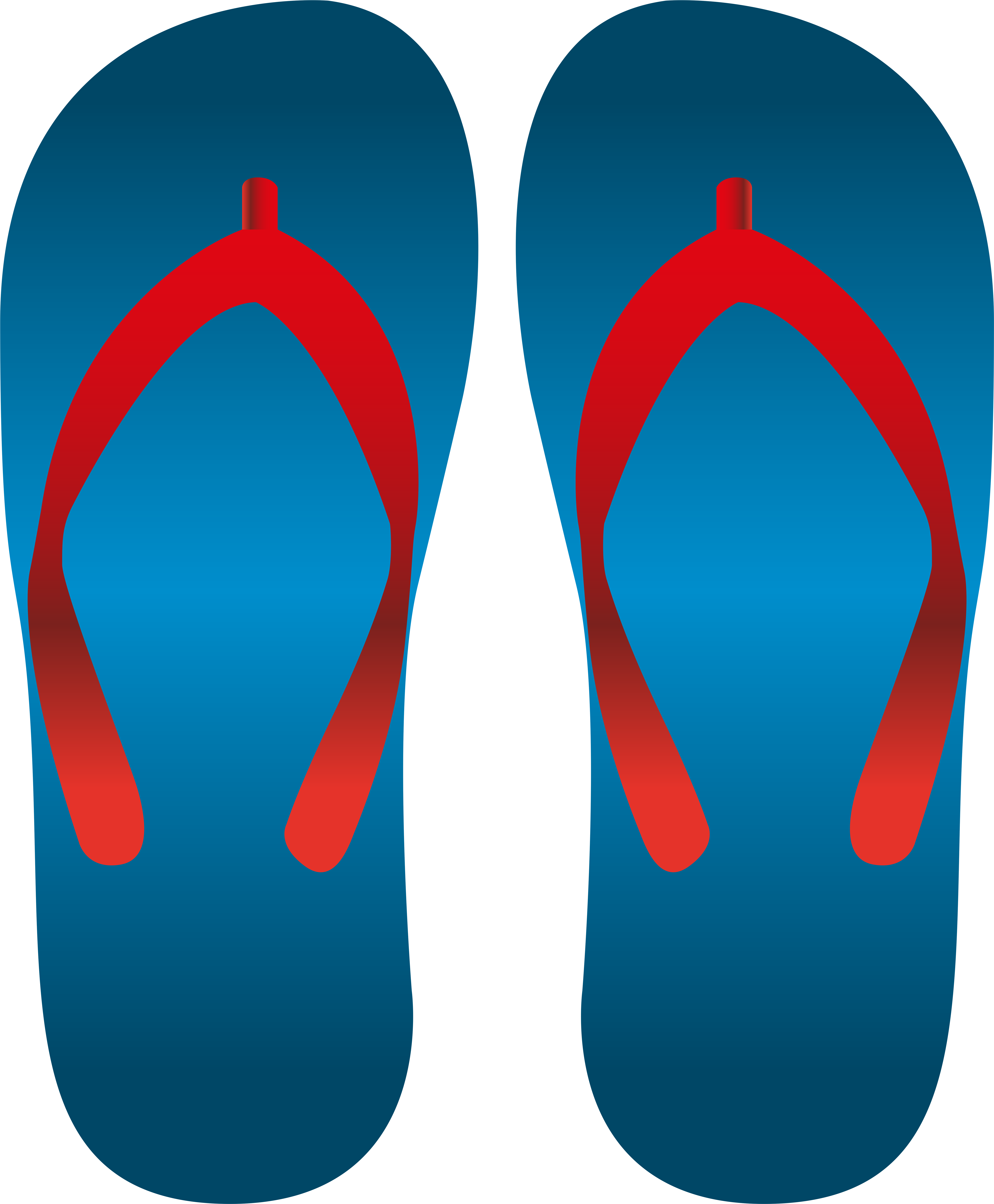 Blue Flip Flops Png Clip Art - Blue Flip Flops Png Clip Art (6604x8000)