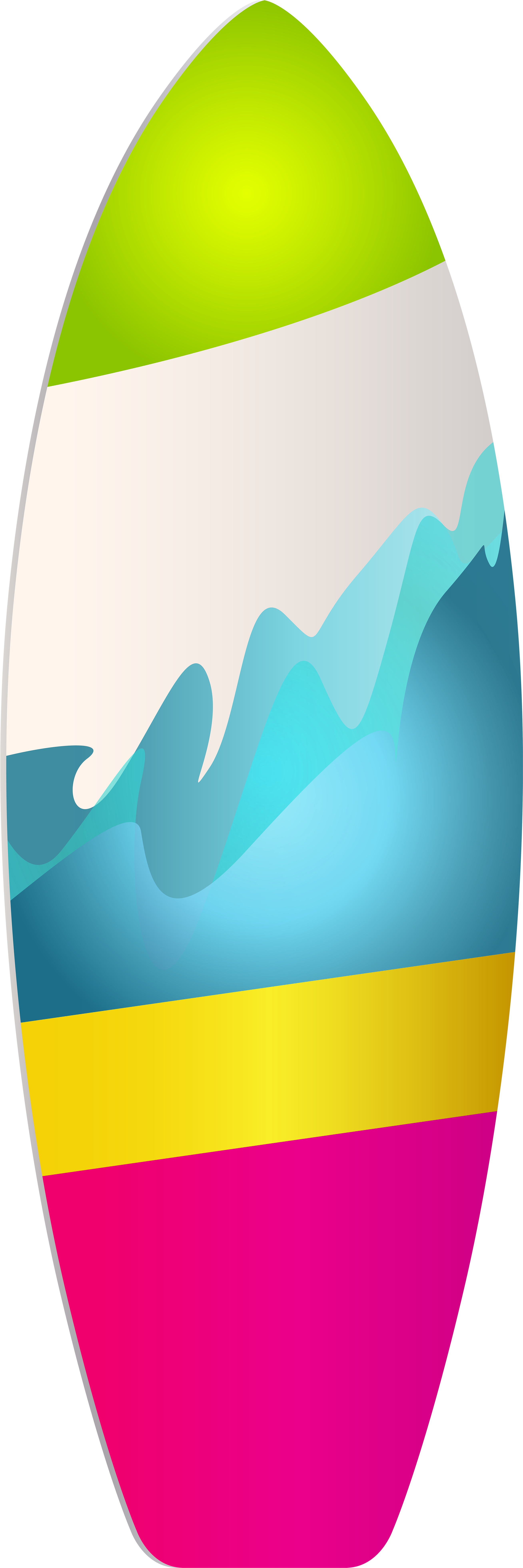 Surf Board Png Clip Art - Surf Board Clip Art Png (2773x8000)