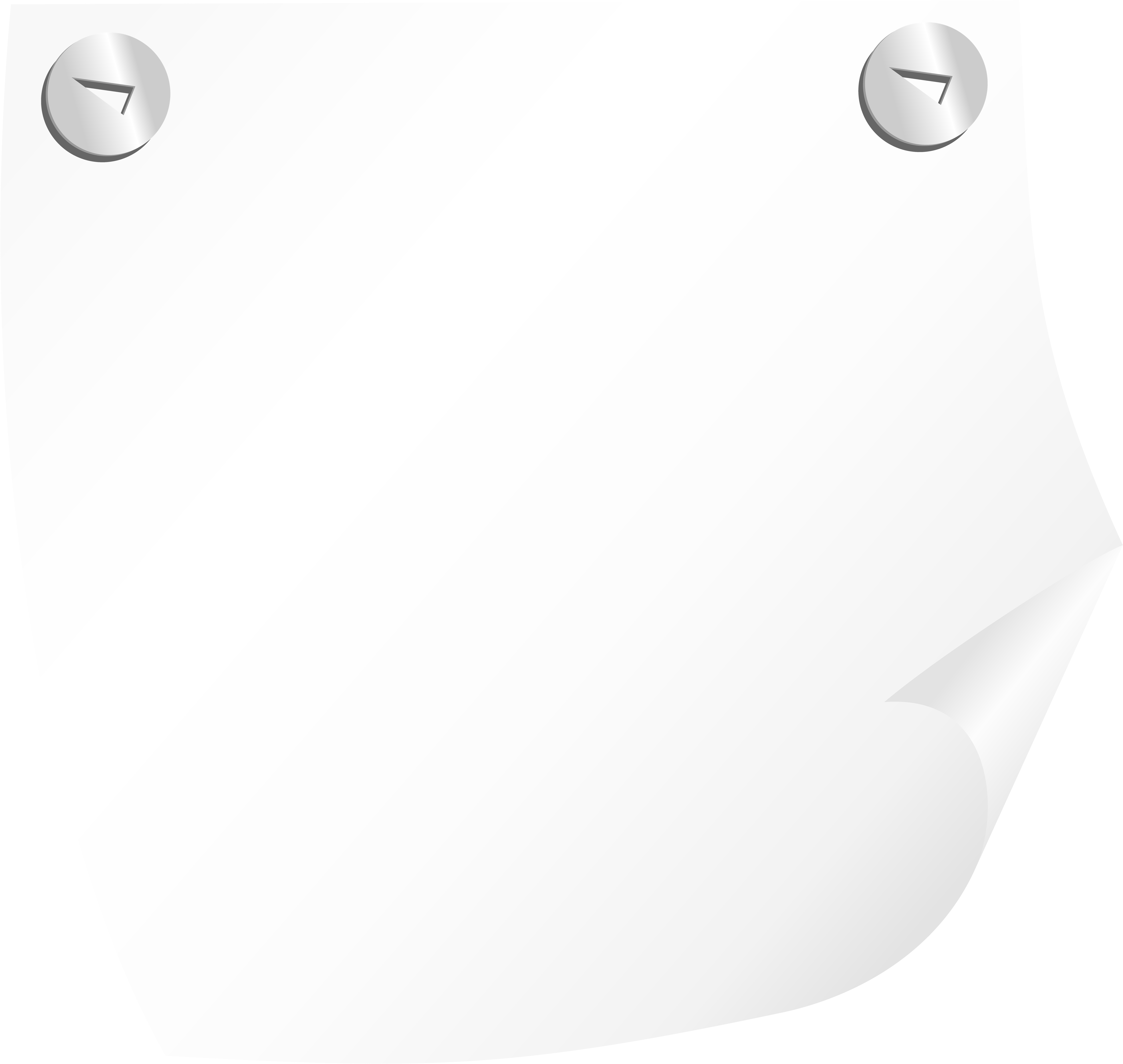 White Sticky Note Png Clip Art - Clip Art (6346x6000)