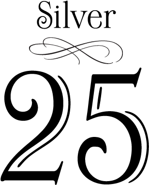 25th Anniversary Clip Art Free - Crystal 15th Wedding Anniversary (320x390)