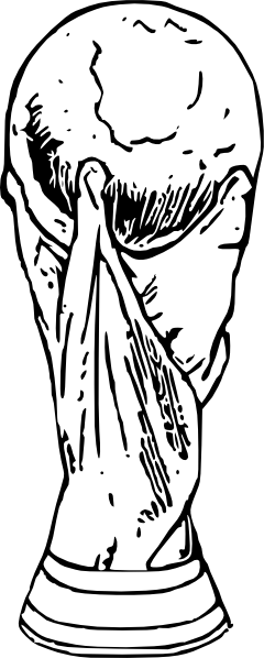 Clipart Info - Fifa World Cup Trophy Drawing (240x598)