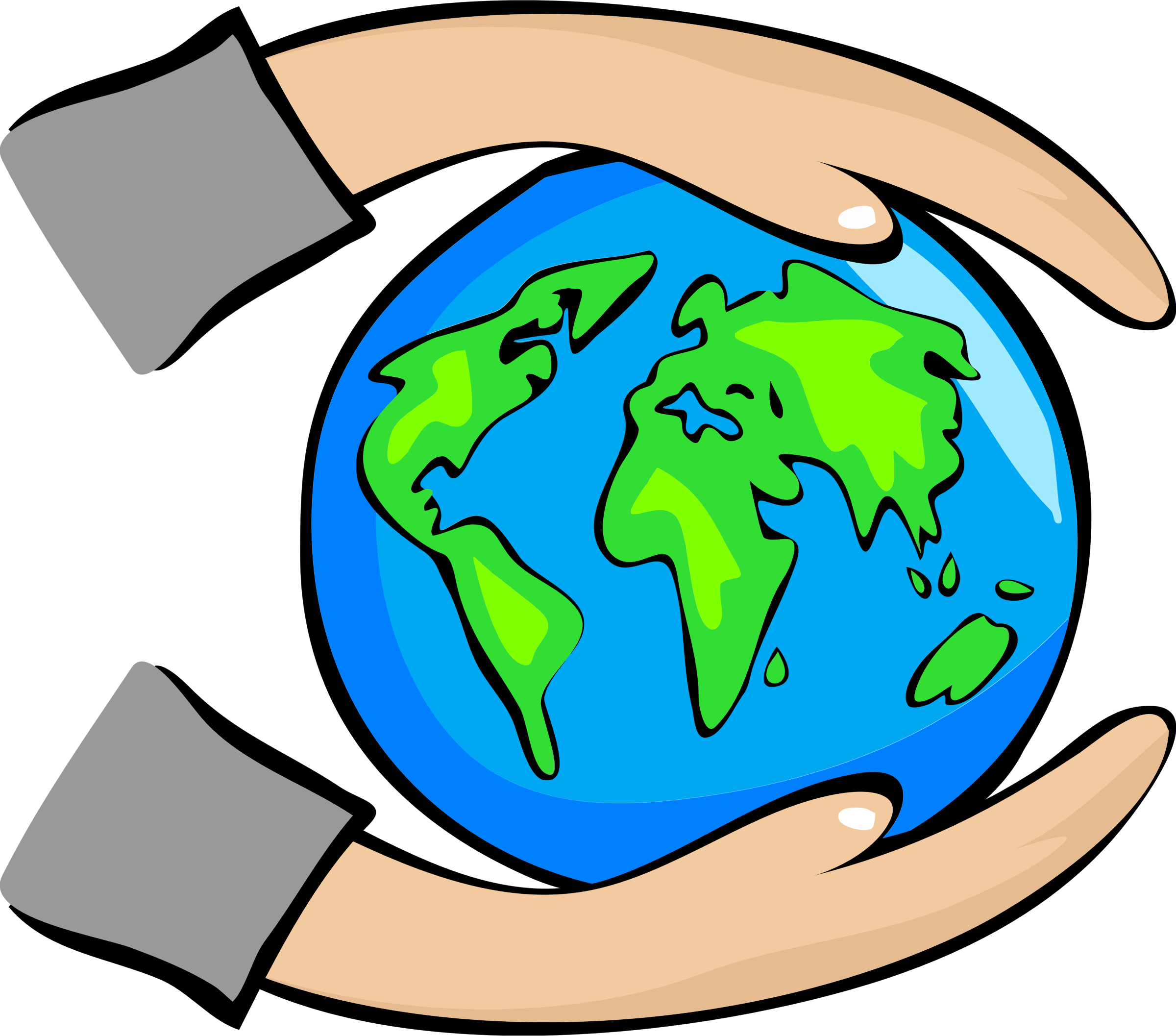 Clipart Protecting The World - Environment Clipart (2400x2114)