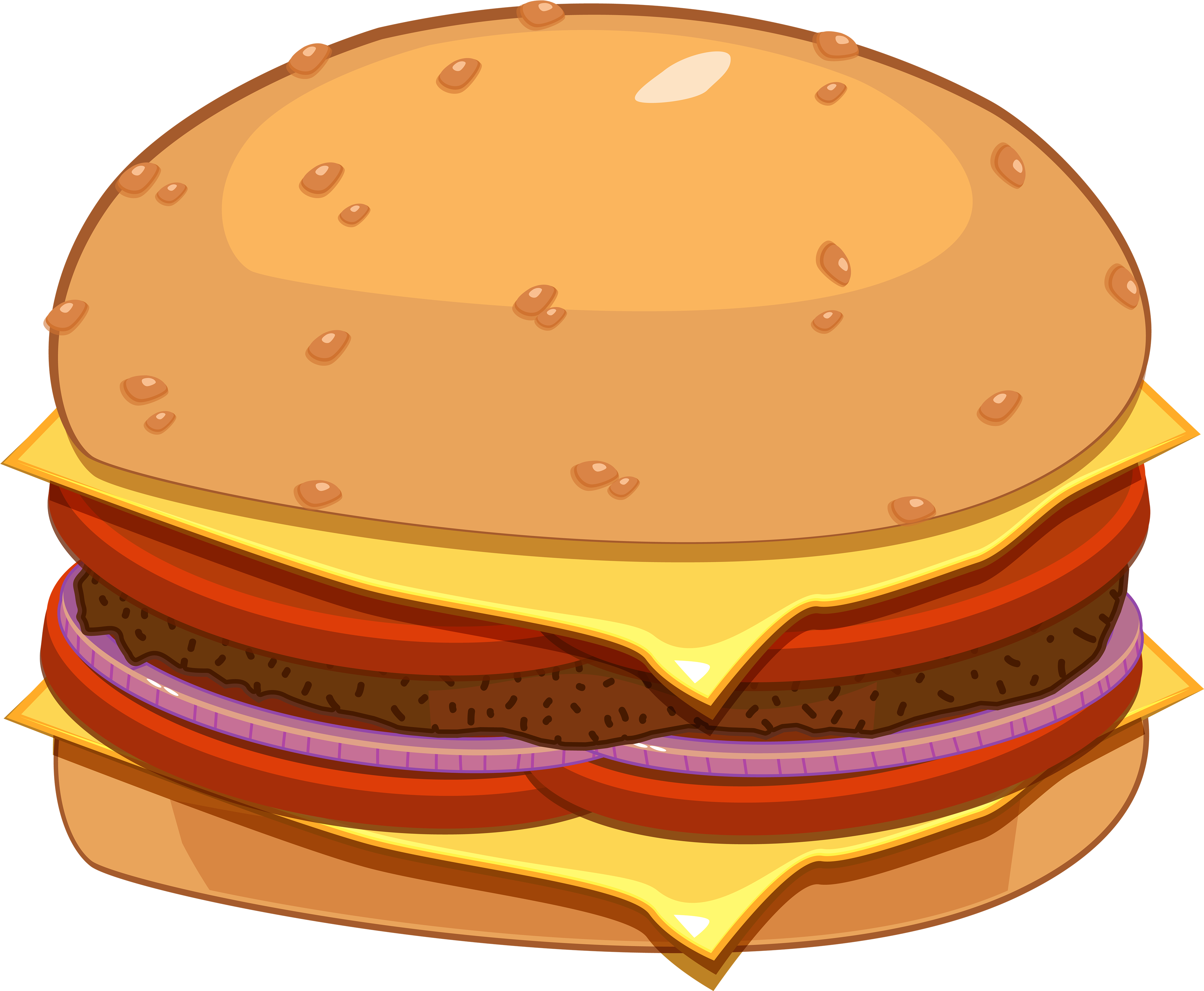 Hamburger Png Clipart - Hamburger Png (4000x3293)