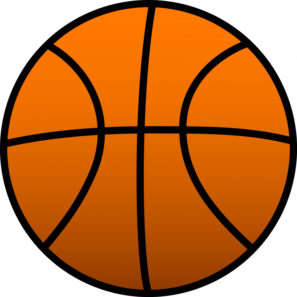 Printable Basketball Court Clipar Clip Art Library - Basketball Clipart (948x948)