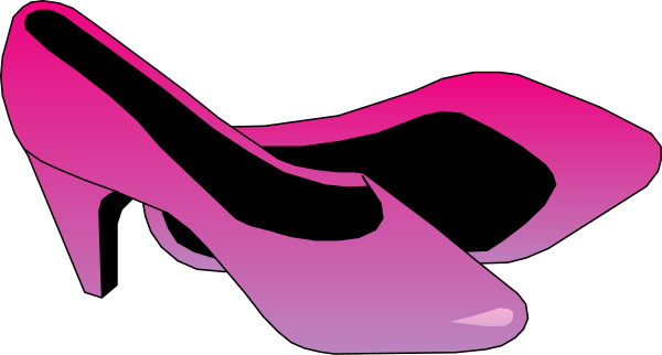 Shoes Clipart - Ladies Shoes Clipart (600x322)