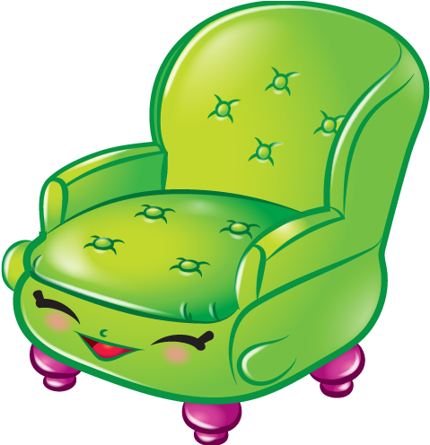 Shopkins - Official Site - Comfy Chair Clipart (600x600)