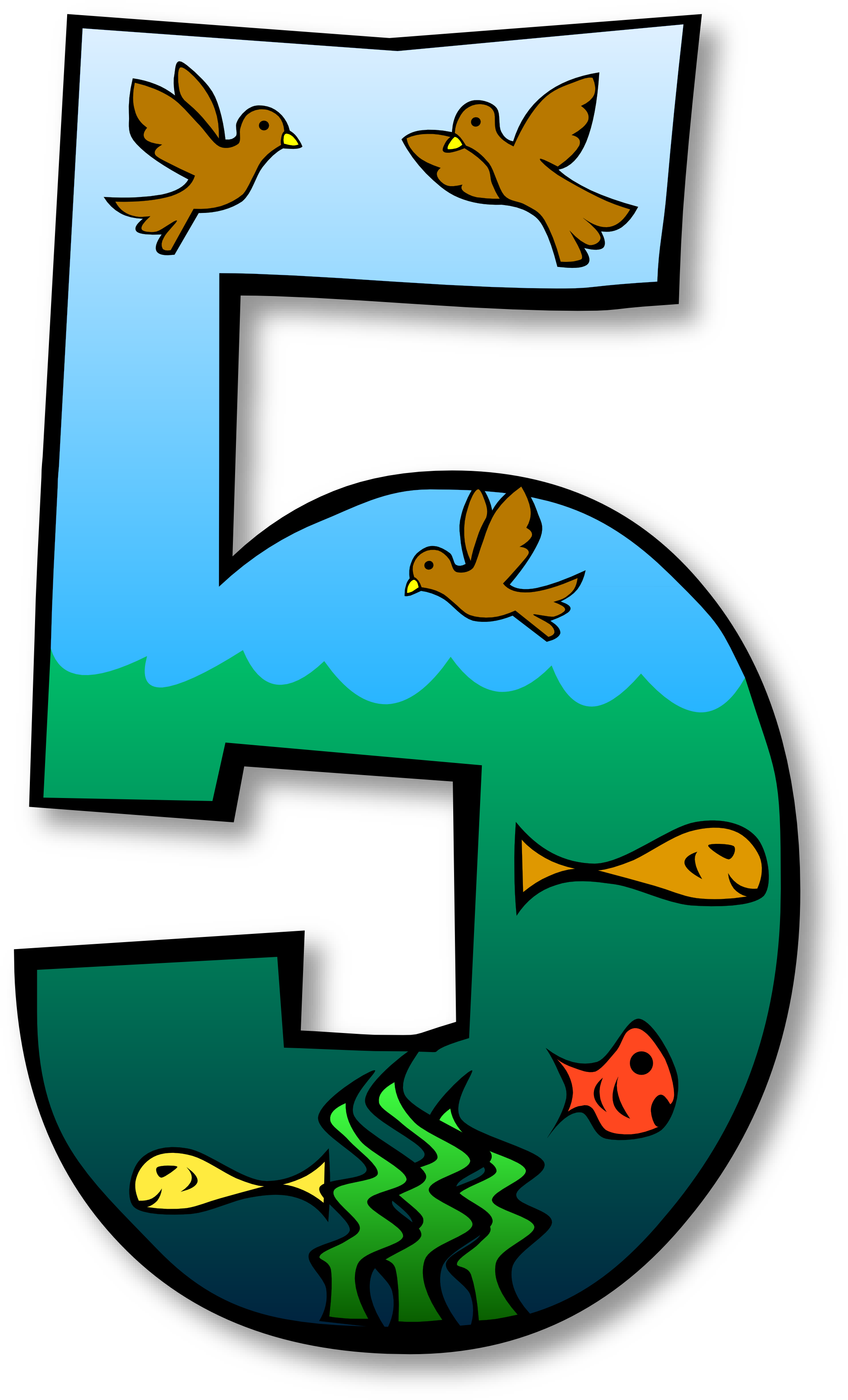 Free Linkedin Background Clipart - Day Five Of Creation (1979x3261)