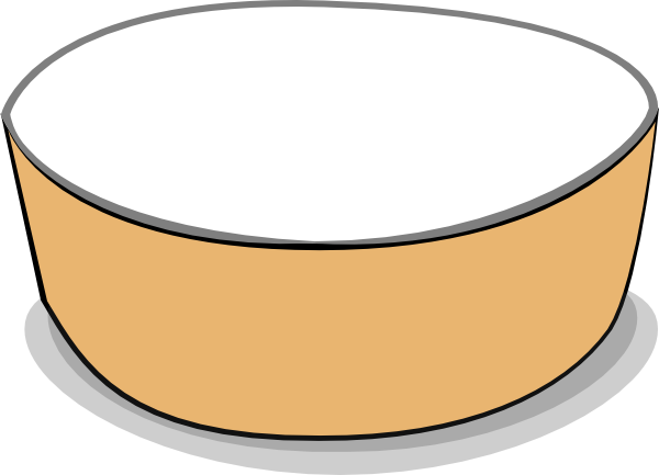 Empty Bowl Clip Art - Cereal Bowl Clipart (600x433)