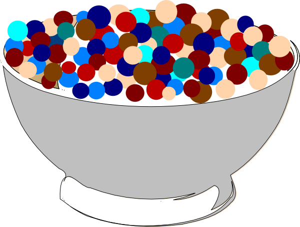 Bowl Of Cereal Clip Art - Bowls Of Cereals Cartoon (640x480)