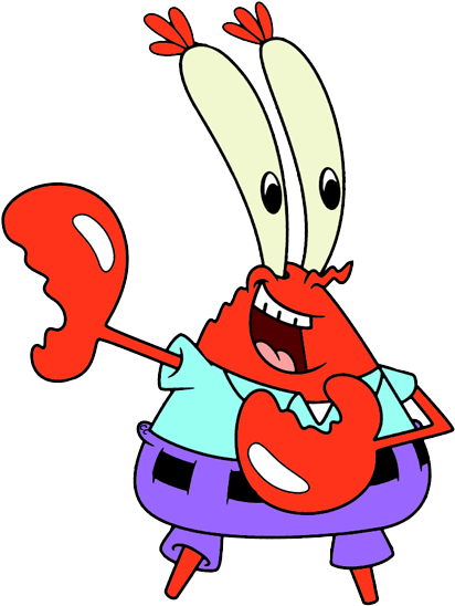 About - Spongebob Mr Krabs Png (418x551)