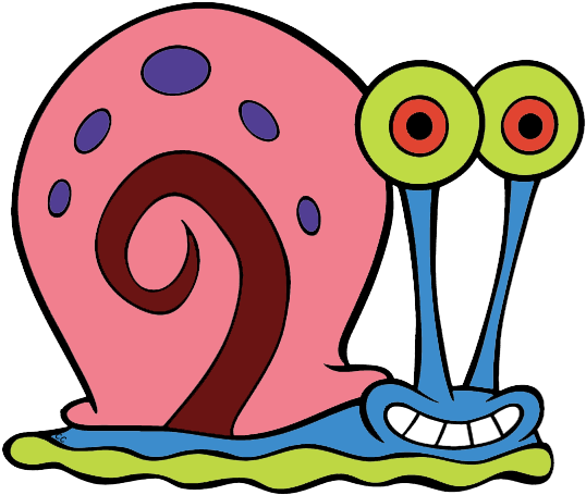 Cheeks Plankton Garry - Gary Spongebob (547x454)