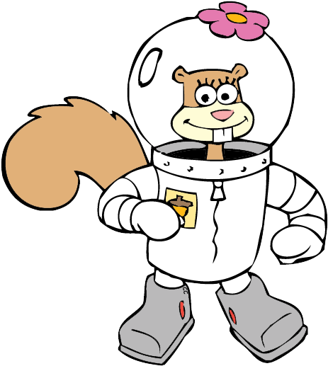 About - Sandy Cheeks Coloring Pages (471x522)