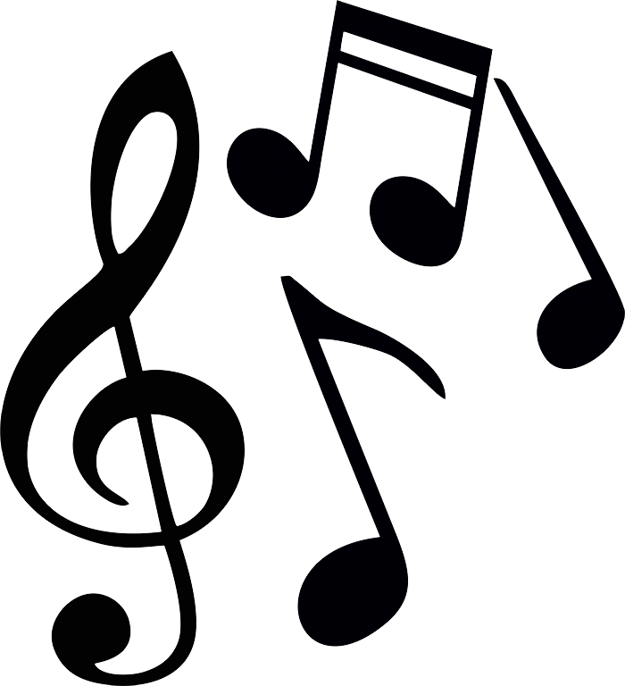 Download Free Printable Clipart And Coloring Pages - Music Notes Transparent Background (700x768)