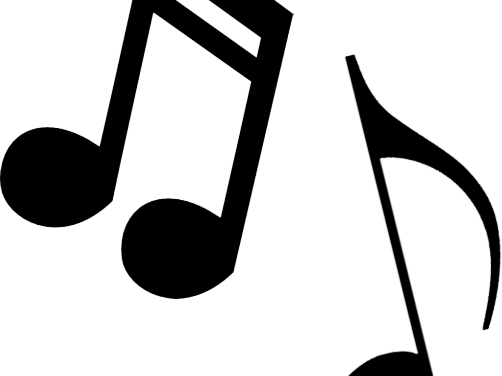 Note Clipart - Transparent Background Music Note Clip Art (1024x768)