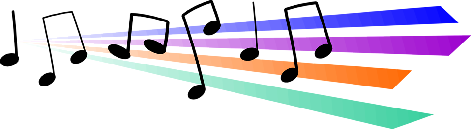 Clip Art Info - Music Notes Clip Art (958x264)