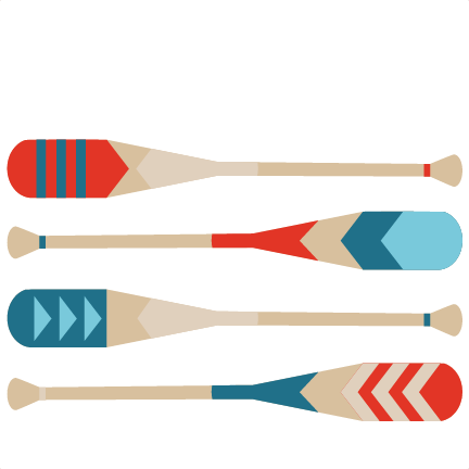 Large Paddles - Canoe Clip Art (432x432)