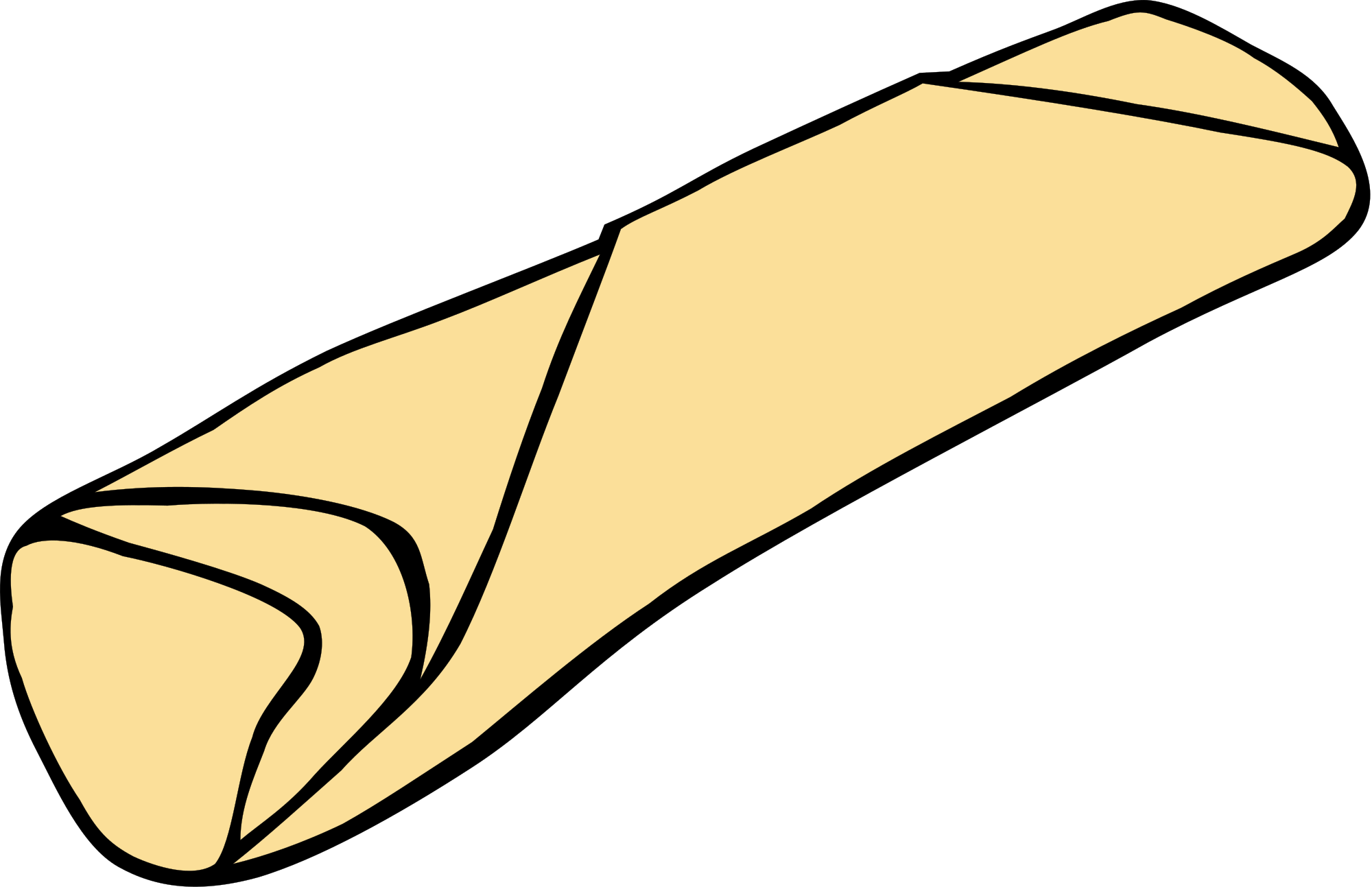 Clip Art Details - Egg Roll Clip Art (2400x1555)