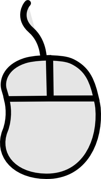 Free Computer Mouse Clipart - Mouse Computer Clipart Png (336x596)