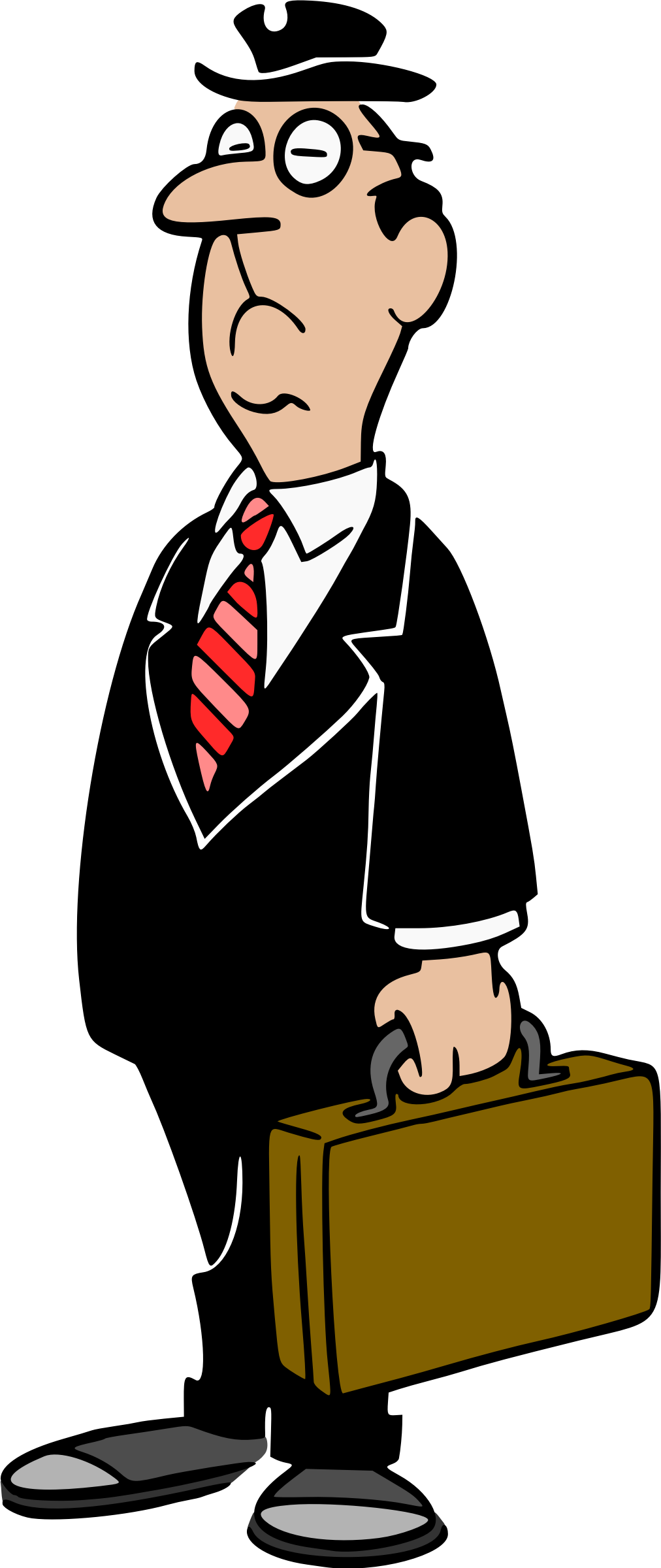 Big Image - Businessman Clipart (1012x2400)
