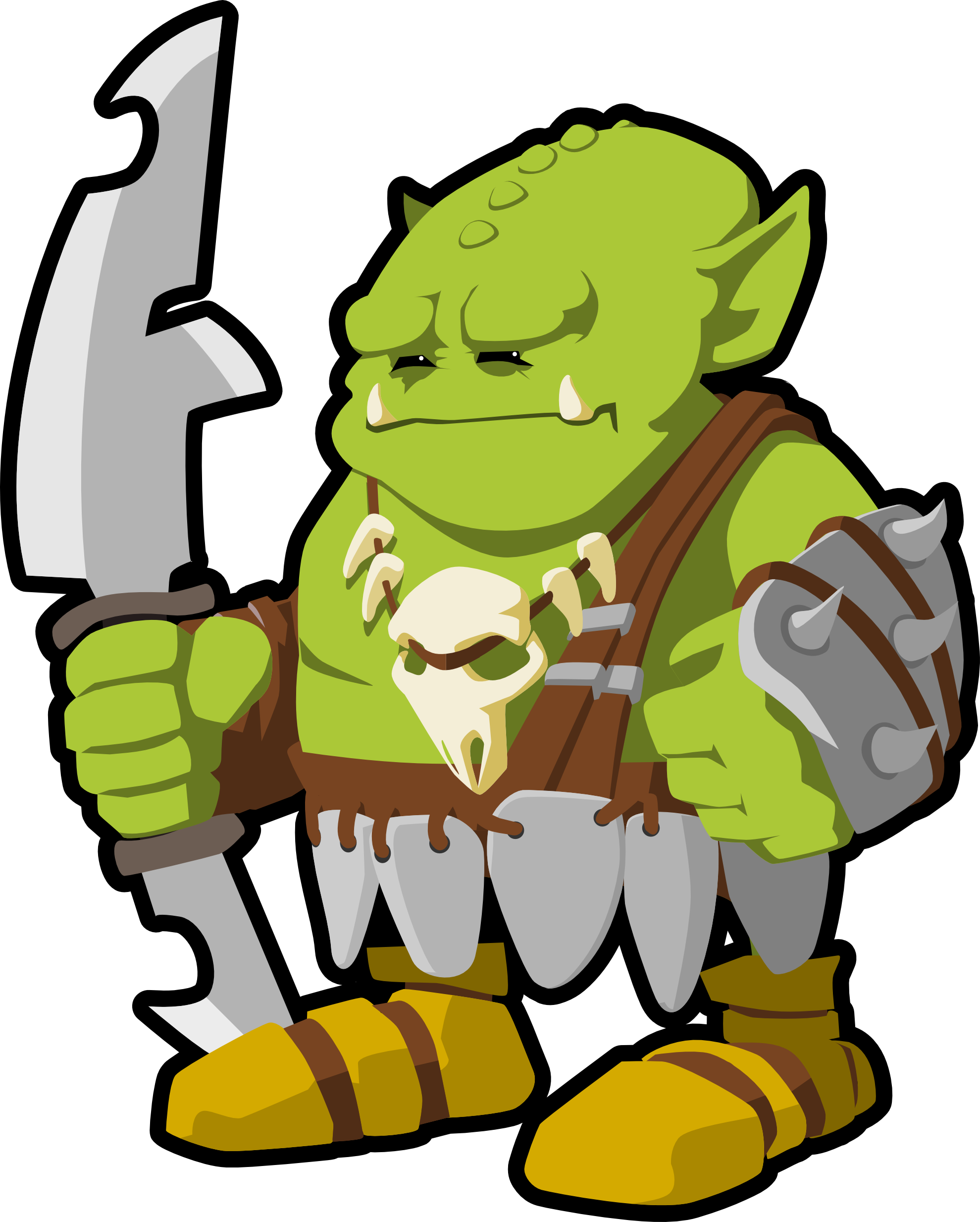 Big Image - Goblin Clipart (1979x2466)