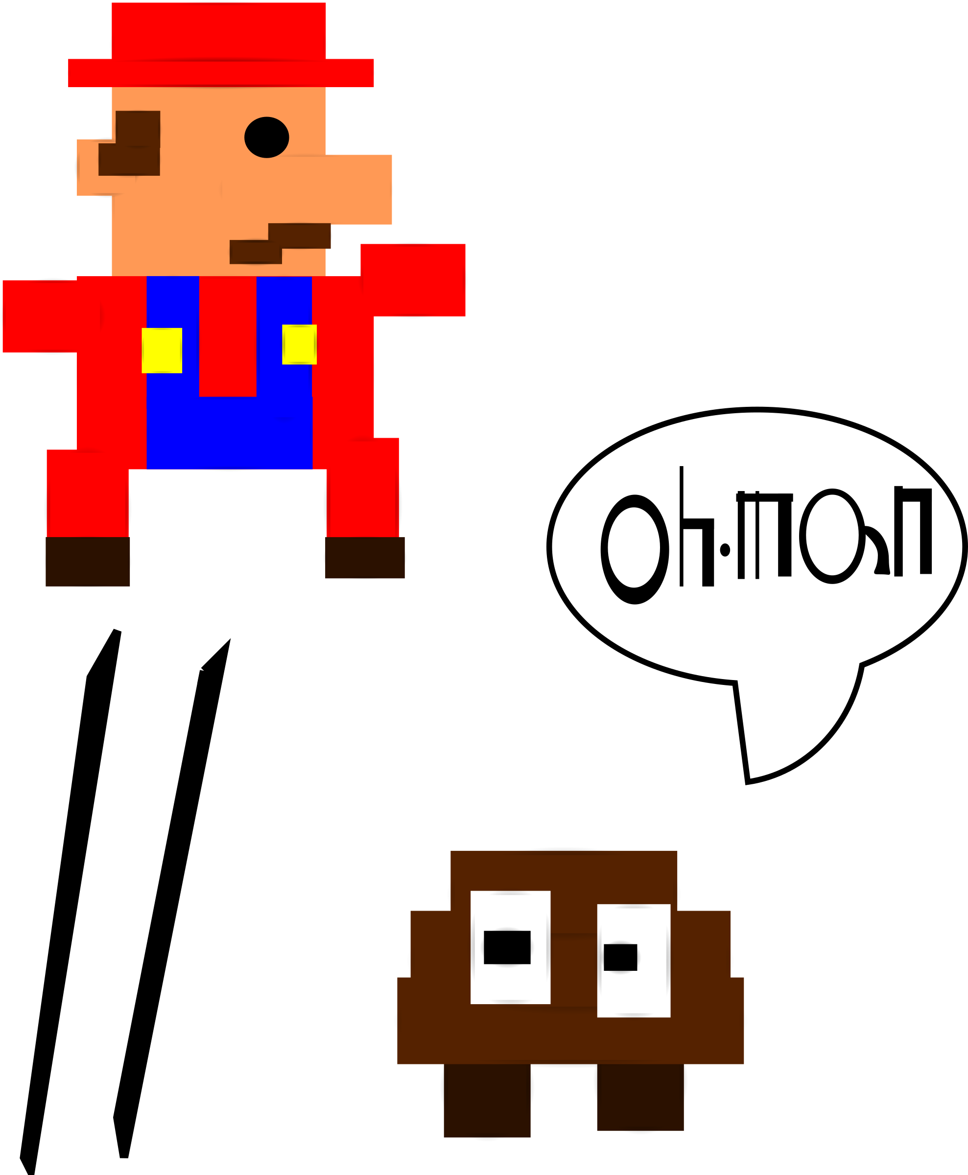Mario Bros 3d Blocks Vector File Vector Clip Art File - Clip Art (1977x2400)