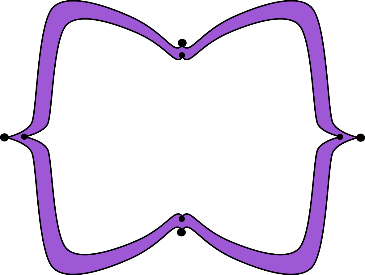 Purple Wide Pointy Frame - Colorful Frames Png Clipart (1181x890)