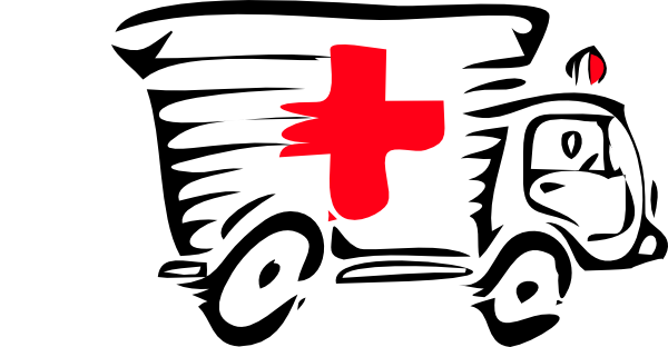Ambulance Clip Art - Ambulance Clipart With Transparent (600x312)