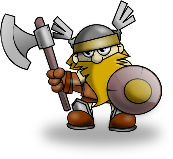 Free To Use Public Domain Vikings Clip Art - Viking Clipart (600x546)