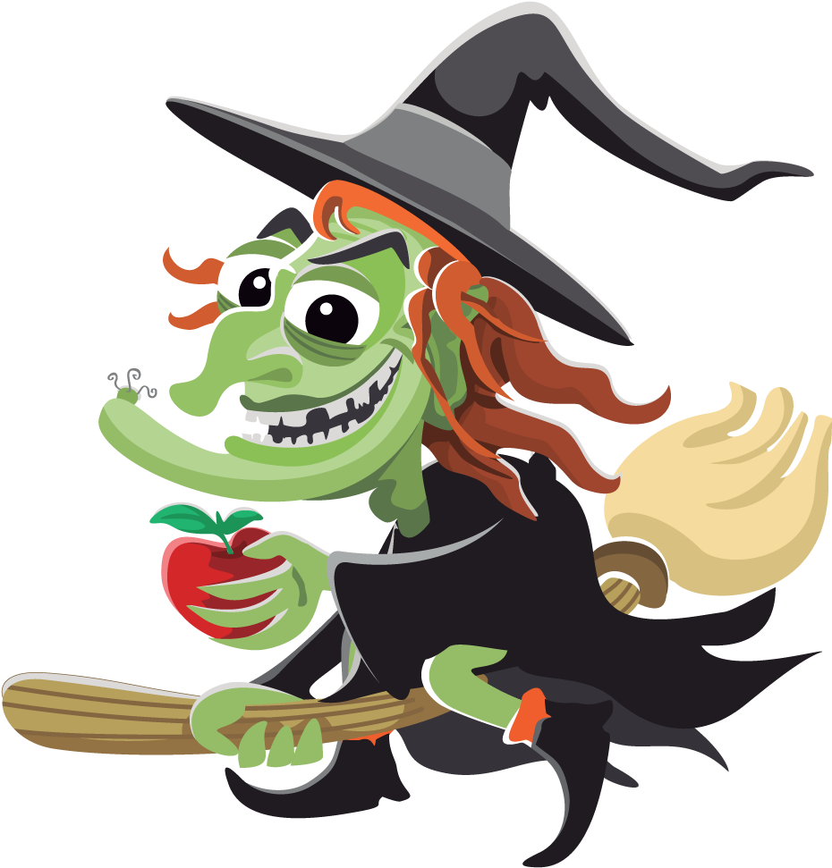 Free To Use &, Public Domain Witch Clip Art - Witch Clipart Png (1000x1000)