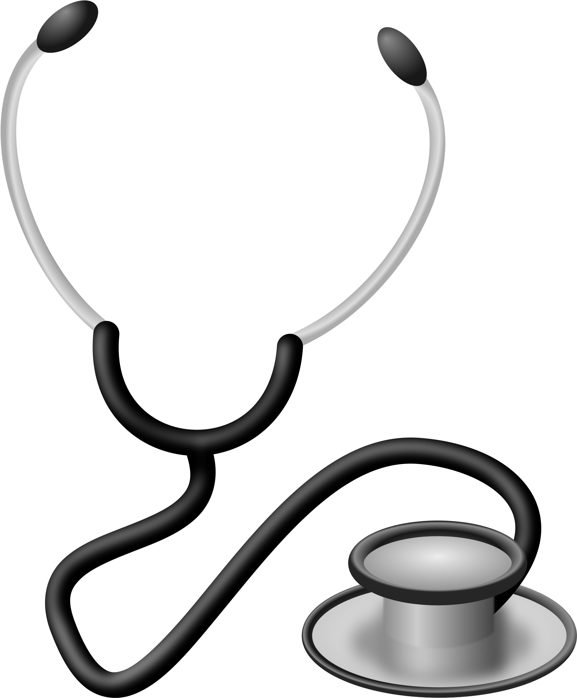 Free To Use Public Domain Medical Clip Art - Stethoscope Clipart (2069x2400)