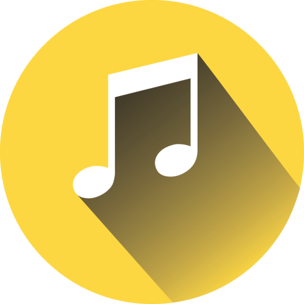 Clip Art - Music Icon Round Png (600x600)