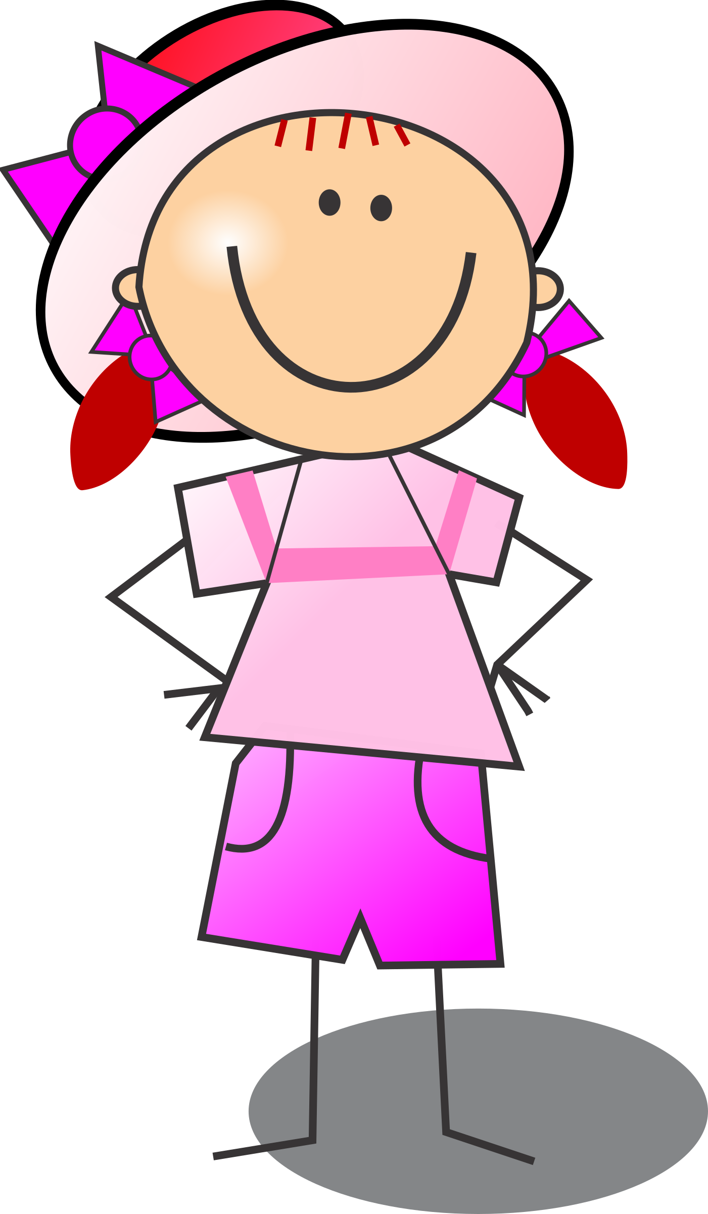 Stick Figure Girl Clipart - Clipart Stick Figure Girl (1401x2400)