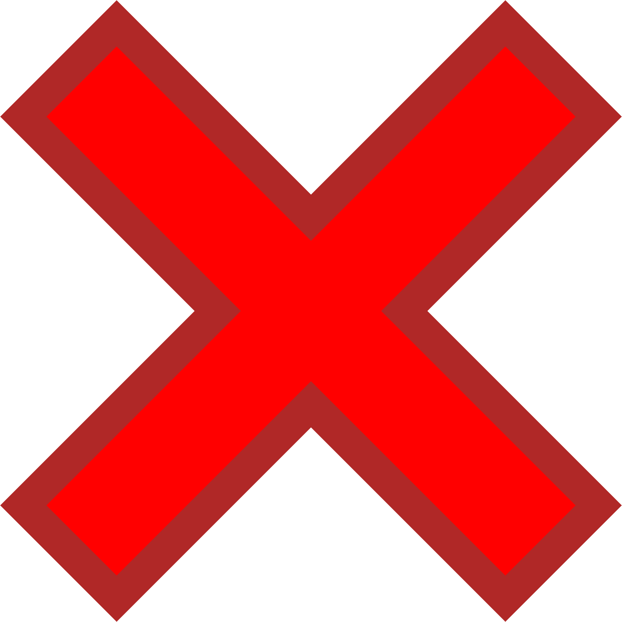 Free Vector Not Ok Mark Clip Art - X Marks The Spot Clipart (2000x2000)