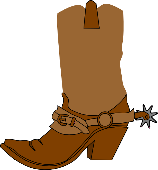 Nobby Design Ideas Boot Clipart Cowboy Clip Art At - Cowboy Boot Transparent Background (552x597)