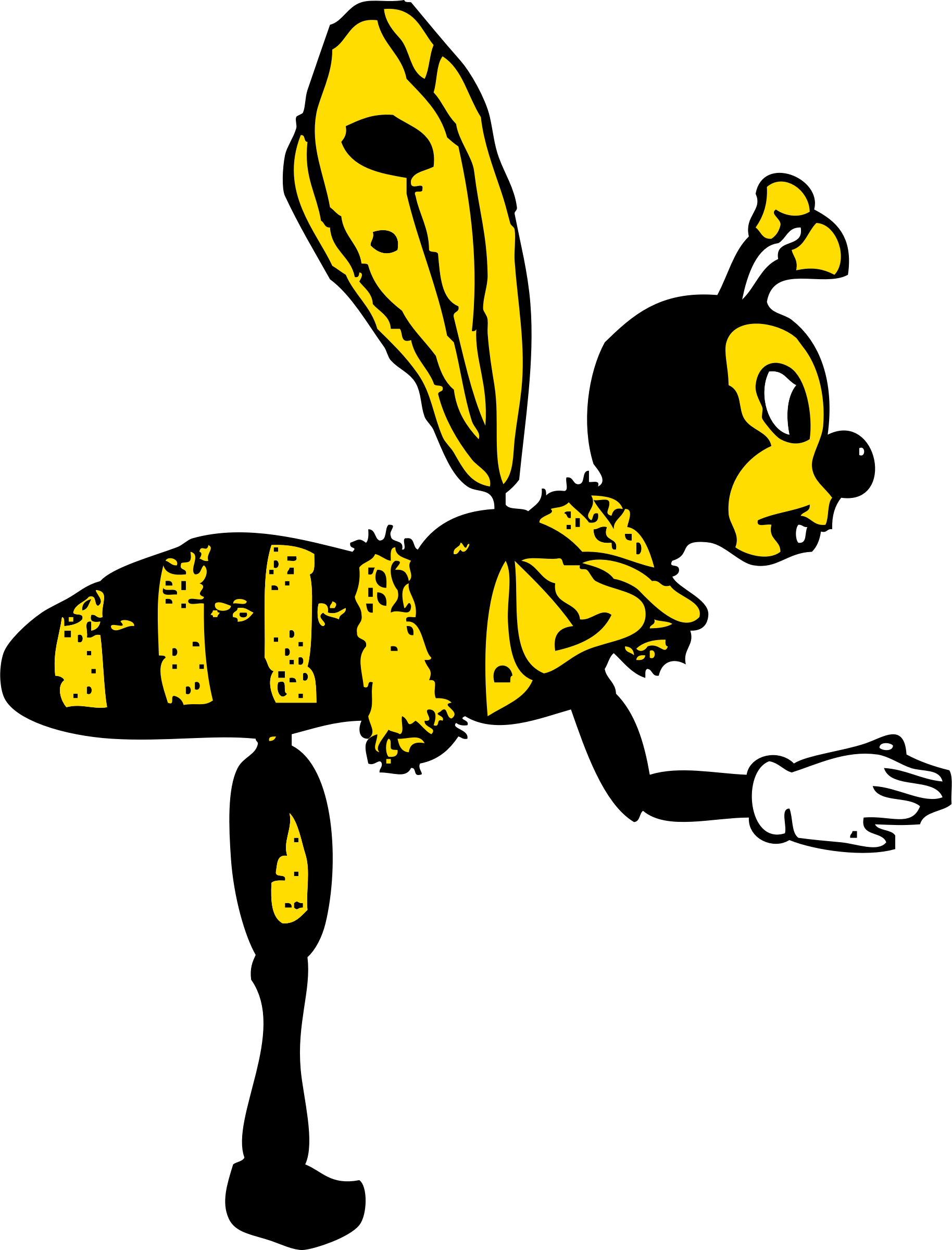 Microsoft Clipart Bee - Bee Clip Art (1828x2400)