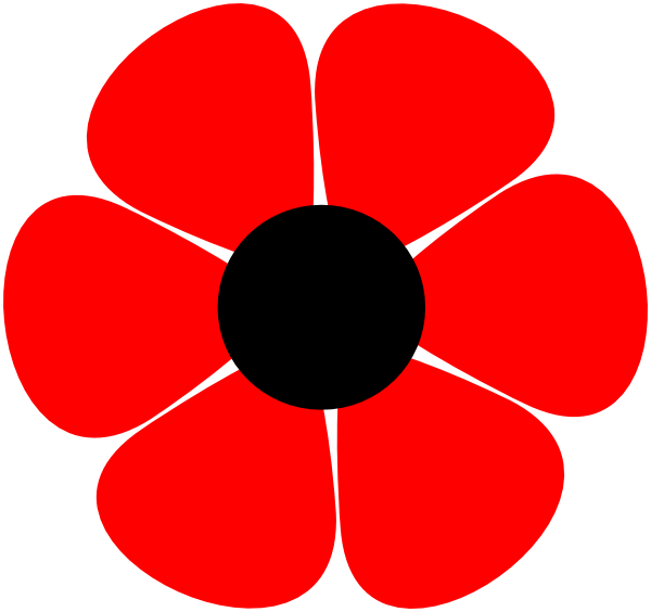 Flower Clip Art At Clker Com Vector Clip Art Online - 70s Flower (600x564)