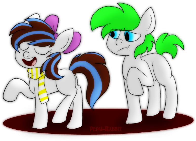 Bing And Breezy By Rabbithabit - Cartoon (873x715)