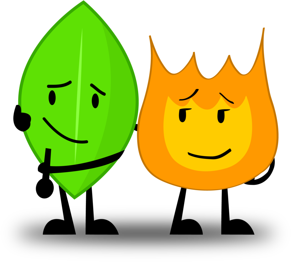 Just Fireafy By F T Bing Lin - Leafy And Firey (961x832)